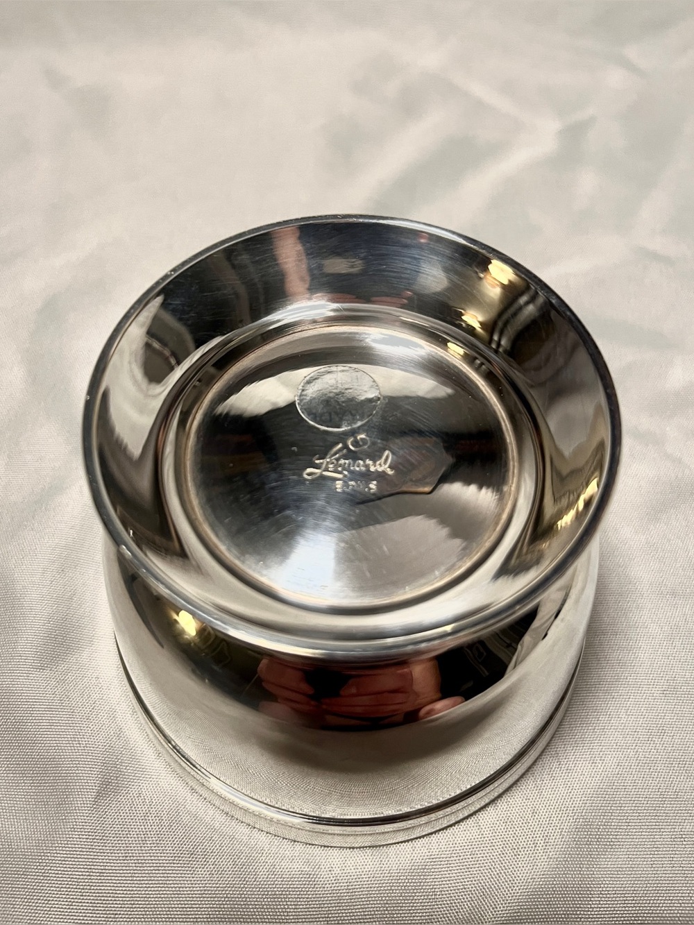 Leonard Silver Co. | Small Paul Revere Style 3.5” Bowl | Silver-Plate EPNS - Picture 2 of 9